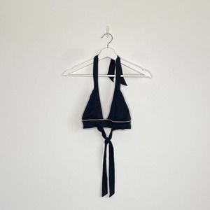 BILLABONG | Black Swimsuit Bikini Top | Large